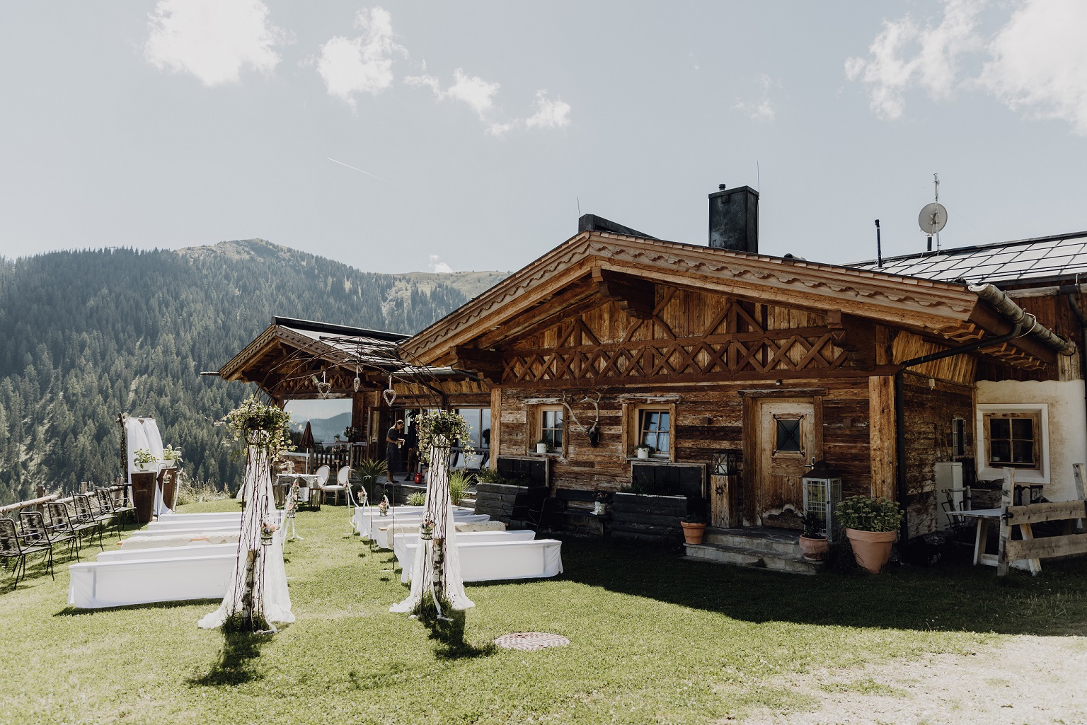 Tiergartenalm in der Region Hochkönig als Hochzeitslocation für eine Berghochzeit