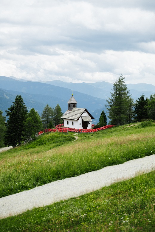 Kapelle an der Gamskogelhütte für kirchliche Trauungen in den Bergen