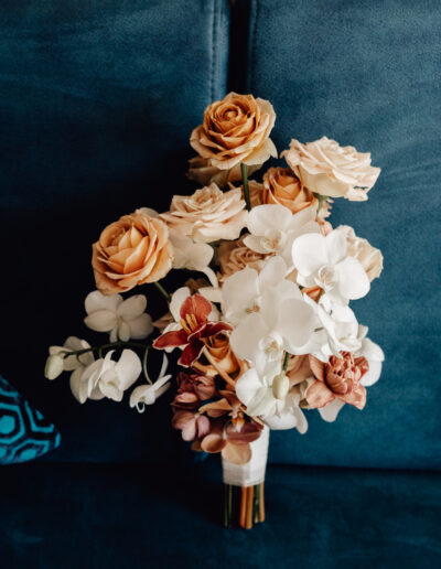 Bridal bouquet for a mountain wedding in Austria