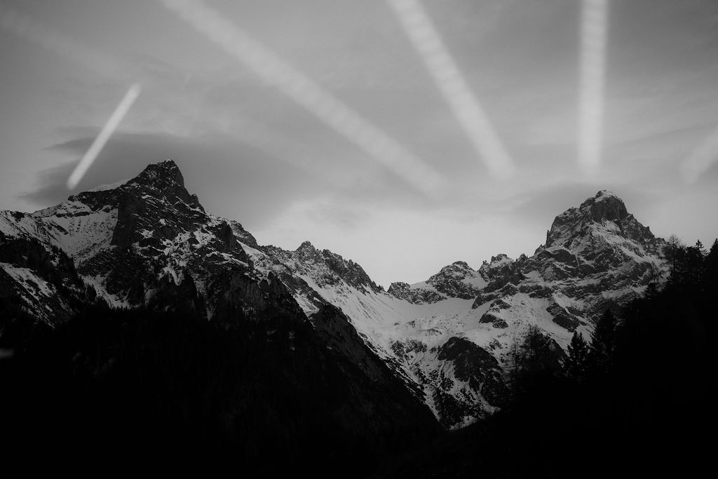 Ausblick in die Berge, Hochzeit, Rufana Alp