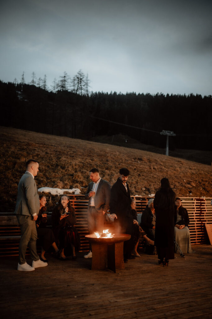 Feuerstelle in der Rufana Alp