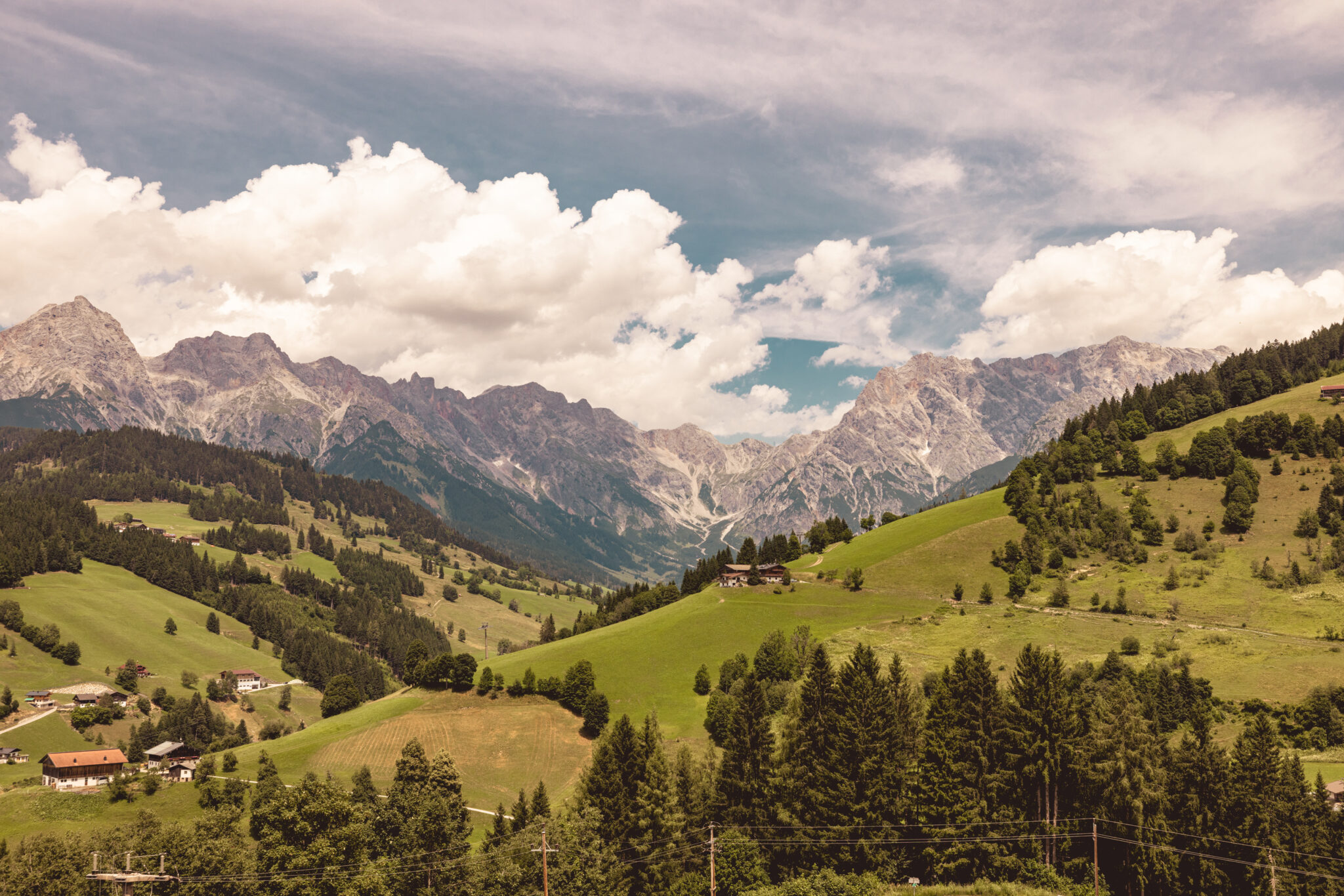 Aussicht der Hochzeitslocation Maria Alm in Österreich