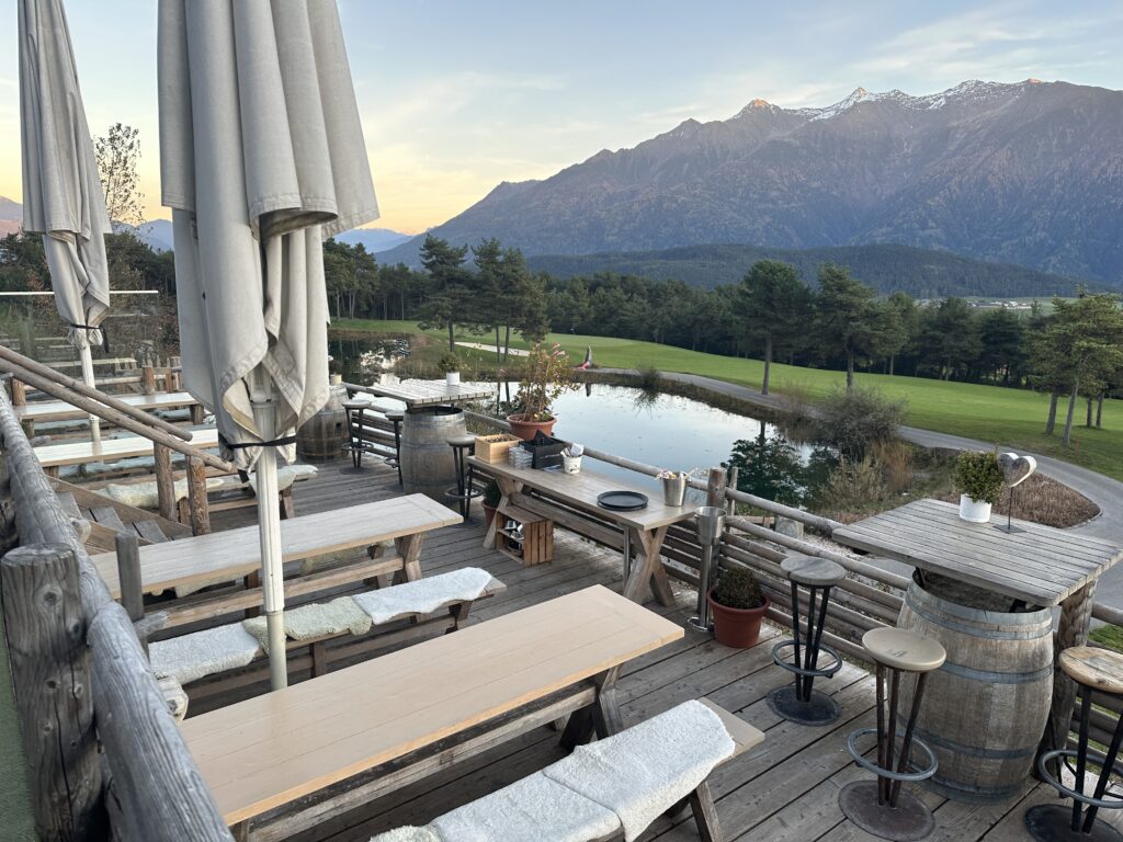 Stöttlalm Aussicht von der Terrasse