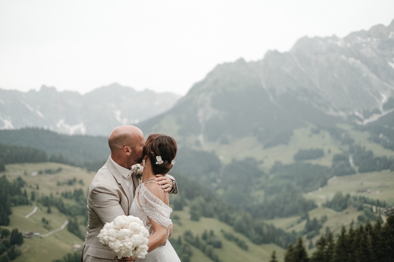 Hochzeitsfotografie in den Bergen, Fotoshooting für Berghochzeit