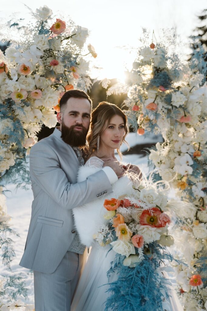 Hochzeitsfotos im Winter - Hochzeit in den Bergen mit Ronja Weddings, Österreich