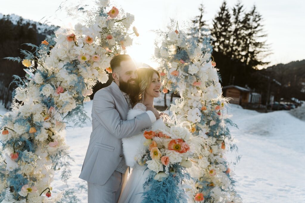Winterhochzeit - Freie Trauung in der Natur, Berghochzeit mi Ronja Weddings